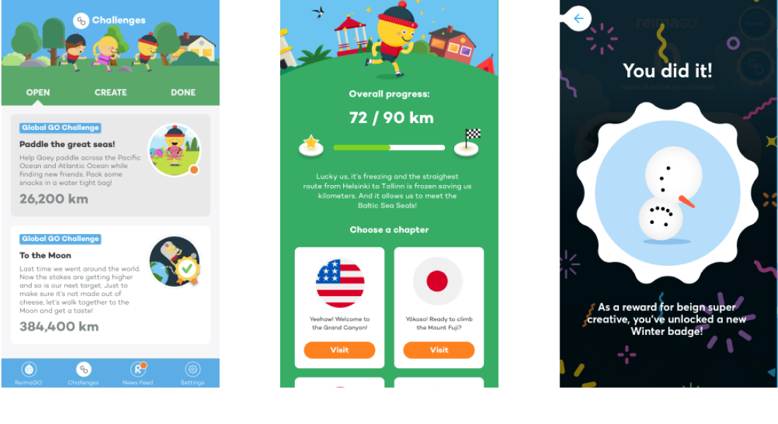 Reima - GameLayer implementation screenshot